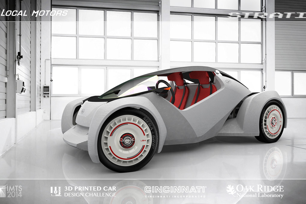 Американская компания начнет собирать электромобили, напечатанные на 3D-принтере уже в сентябре