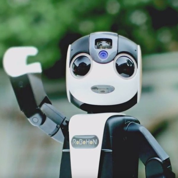 Sharp, смартфон, робот, наука, киборг, роботы, дрон, Sharp представил футуристичный робот-смартфон RoboHon