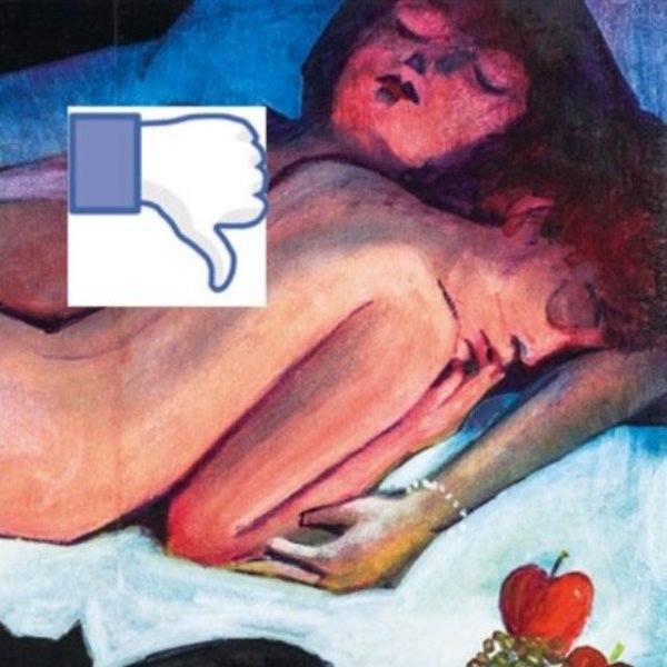 искусство,Facebook,соцсеть, «Обнаженная над Витебском». Facebook удалил обнаженный портрет кисти Марка Шагала